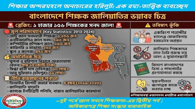 আজব কারিগরের শিক্ষা কারখানা — জাল সনদের মহাকাব্য : শিক্ষার অন্দরমহলে অনাচারের হরিলুট— এক রম্য-তাত্ত্বিক ব্যবচ্ছেদ (পূর্ব প্রকাশের পরে)